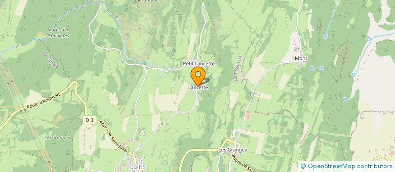 localisation de l'entreprise MADAME MURIEL ANTOINE  MONTLAINSIA