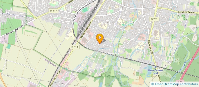 localisation de l'entreprise MADAME MURIEL ANTONI ARRUS  COLMAR