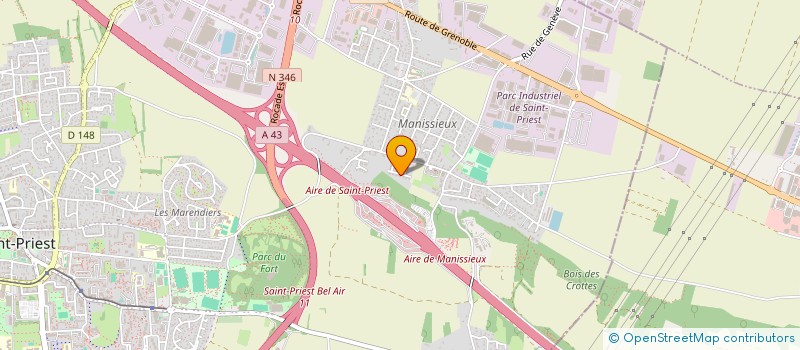 localisation de l'entreprise MADAME MURIEL ASSOULINE  SAINT-PRIEST