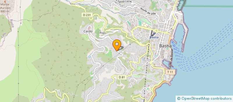 localisation de l'entreprise MADAME MURIEL ATTOLINI à BASTIA