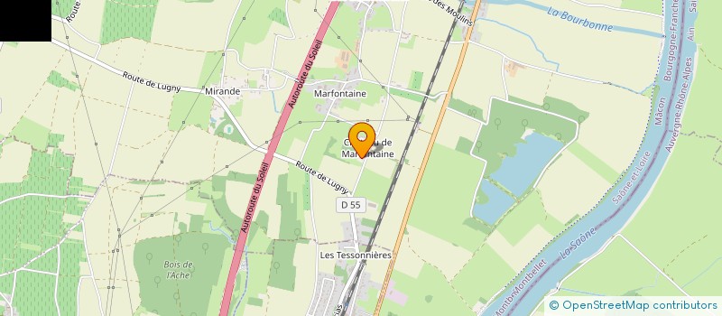 localisation de l'entreprise MADAME MURIEL AUCLAIR  MONTBELLET