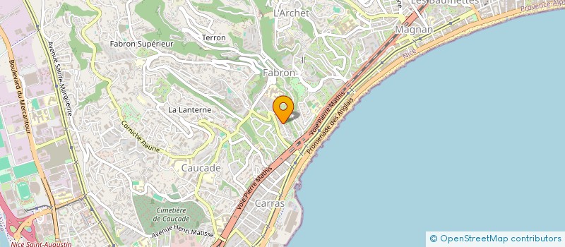 localisation de l'entreprise MADAME MURIEL AZOULAY à NICE