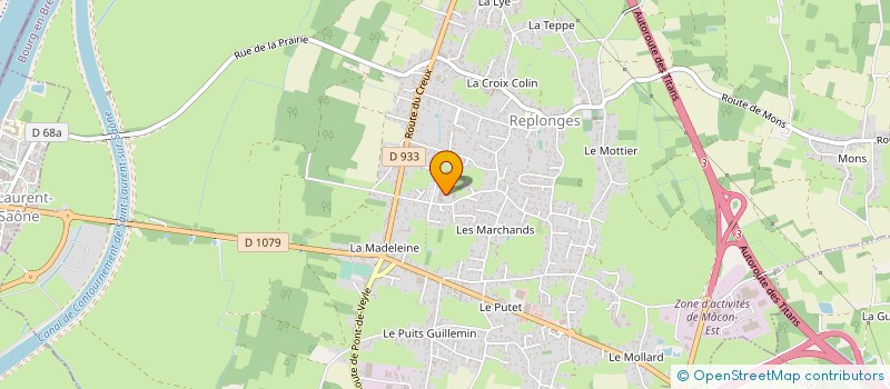 localisation de l'entreprise MADAME MURIEL BACHELET à REPLONGES