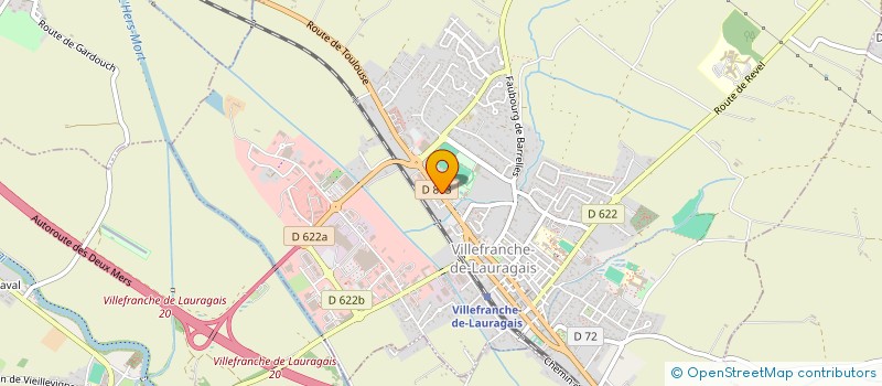 localisation de l'entreprise MADAME MURIEL BARDIAUX  VILLEFRANCHE-DE-LAURAGAIS