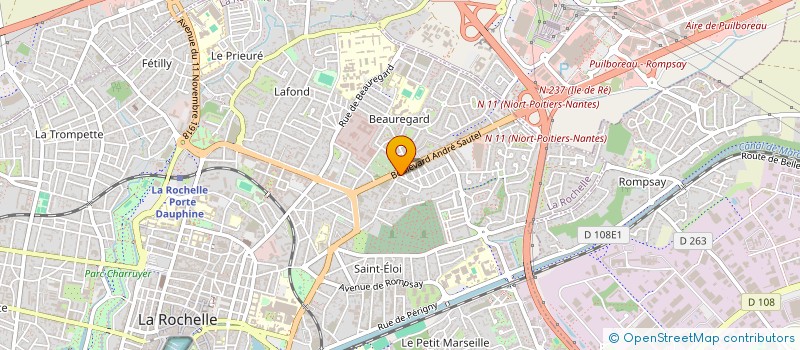 localisation de l'entreprise MADAME MURIEL BARNY  LA ROCHELLE