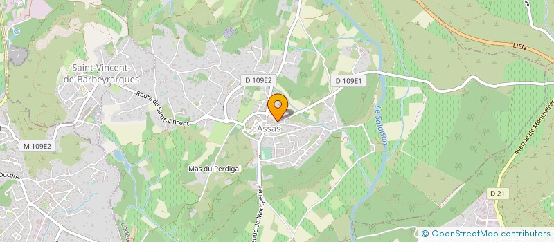 localisation de l'entreprise MADAME MURIEL BARRAGAN  ASSAS