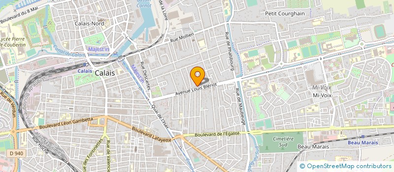 localisation de l'entreprise MADAME MURIEL BATAILLIE  CALAIS