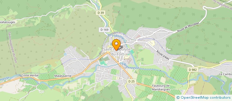 localisation de l'entreprise MADAME MURIEL BEAUGRAND  SAINT-HIPPOLYTE-DU-FORT