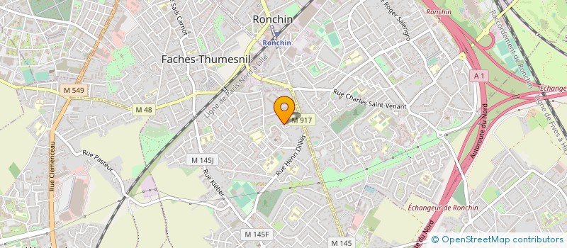 localisation de l'entreprise MADAME MURIEL BEAUVILAIN  FACHES-THUMESNIL