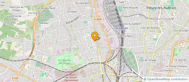 localisation de l'entreprise MADAME MURIEL BEGHIN à ORLEANS