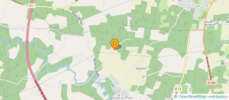 localisation de l'entreprise MADAME MURIEL BEHAR  PUJO-LE-PLAN