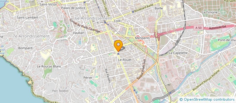 localisation de l'entreprise MADAME MURIEL BEN HAMOU à MARSEILLE