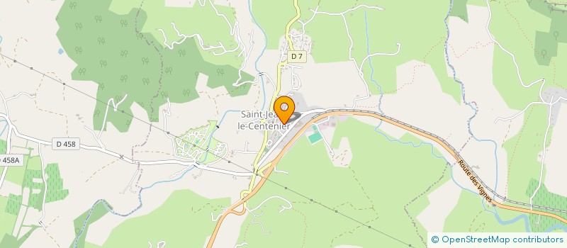 localisation de l'entreprise MADAME MURIEL BERLIER à SAINT-JEAN-LE-CENTENIER