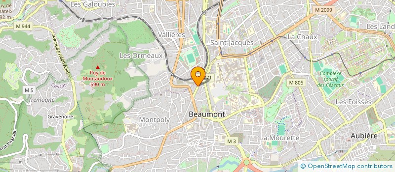 localisation de l'entreprise MADAME MURIEL BERNARD à BEAUMONT