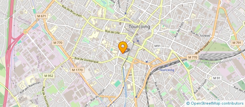 localisation de l'entreprise MADAME MURIEL BERTRAND à TOURCOING