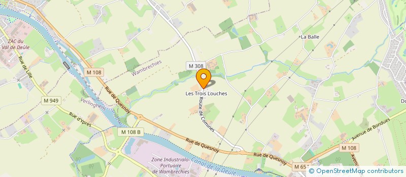 localisation de l'entreprise MADAME MURIEL BIGO  WAMBRECHIES