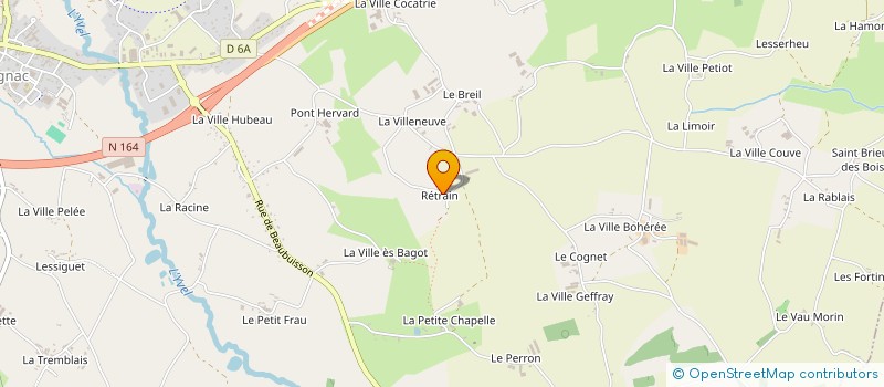 localisation de l'entreprise MADAME MURIEL BLUTEAU à MERDRIGNAC