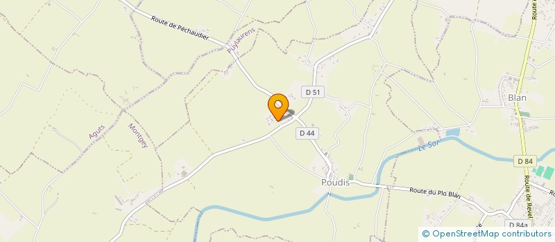 localisation de l'entreprise MADAME MURIEL BOCS  POUDIS