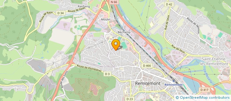 localisation de l'entreprise MADAME MURIEL BOLMONT  REMIREMONT