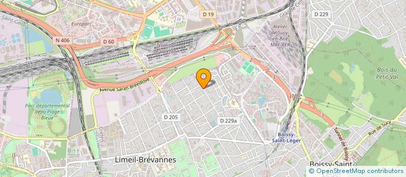 localisation de l'entreprise MADAME MURIEL BORDAS à LIMEIL-BREVANNES