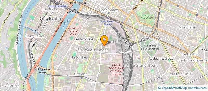 localisation de l'entreprise MADAME MURIEL BORIE  LYON