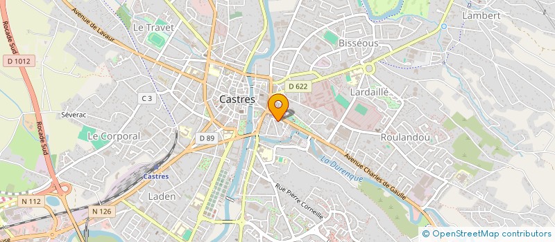 localisation de l'entreprise MADAME MURIEL BORNSTEIN  CASTRES