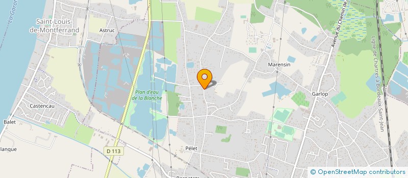 localisation de l'entreprise MADAME MURIEL BOSSUET  AMBARES-ET-LAGRAVE