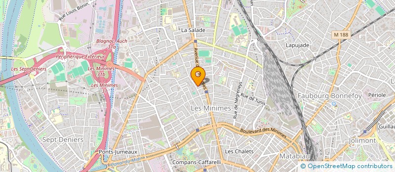 localisation de l'entreprise MADAME MURIEL BOU HATAB BEJJANI à TOULOUSE