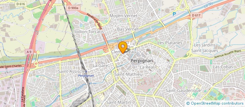 localisation de l'entreprise MADAME MURIEL BOUCHE  PERPIGNAN