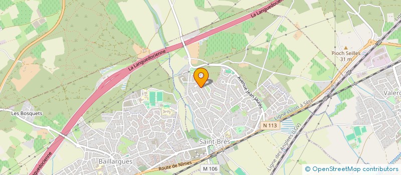 localisation de l'entreprise MADAME MURIEL BOUCHE  SAINT-BRES