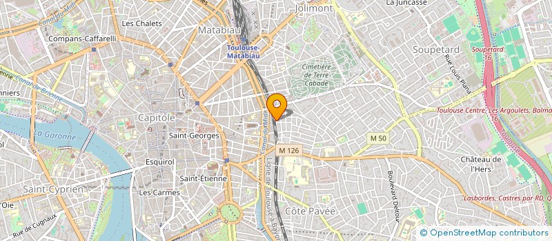 localisation de l'entreprise MADAME MURIEL BOUDOU à TOULOUSE