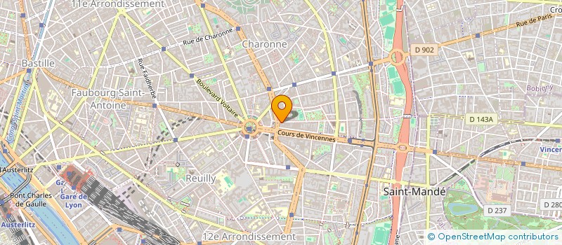 localisation de l'entreprise MADAME MURIEL BOULLEFORT  PARIS