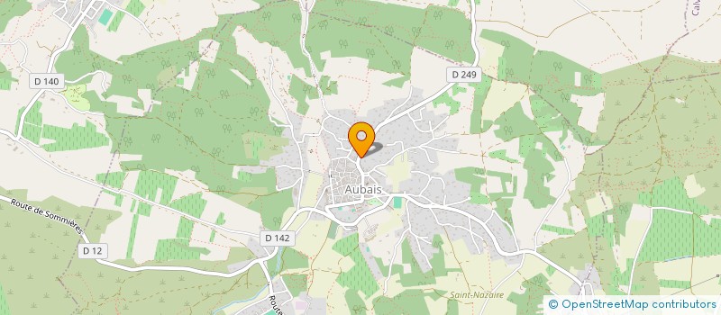 localisation de l'entreprise MADAME MURIEL BOURAS à AUBAIS