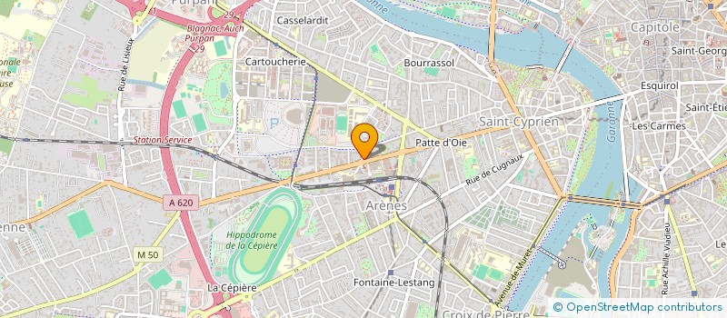 localisation de l'entreprise MADAME MURIEL BOUREZ à TOULOUSE