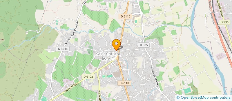 localisation de l'entreprise MADAME MURIEL BOURGUET  SAINT-CHRISTOL-LEZ-ALES