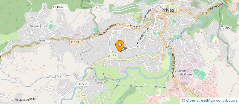 localisation de l'entreprise MADAME MURIEL BOUTEILLON  SAINT-PRIEST