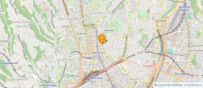 localisation de l'entreprise MADAME MURIEL BOUTIN à NICE
