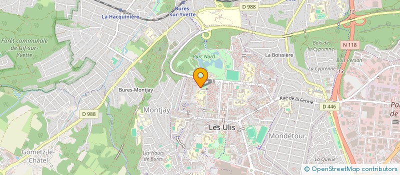 localisation de l'entreprise MADAME MURIEL BOUYRIES à LES ULIS