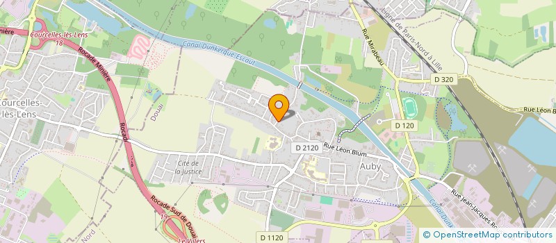 localisation de l'entreprise MADAME MURIEL BRANDFAUT  AUBY