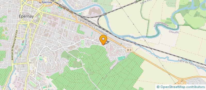 localisation de l'entreprise MADAME MURIEL BRUN  EPERNAY