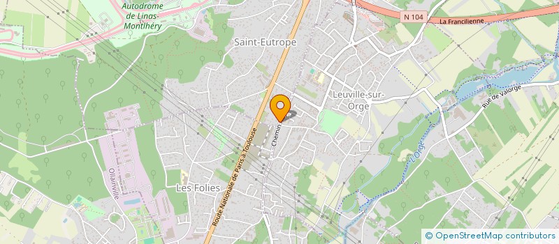 localisation de l'entreprise MADAME MURIEL BRUTTE à LINAS