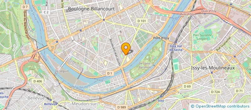 localisation de l'entreprise MADAME MURIEL CAILLAT à BOULOGNE-BILLANCOURT