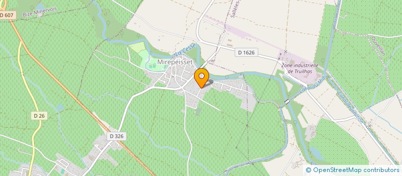 localisation de l'entreprise MADAME MURIEL CALAS  MIREPEISSET