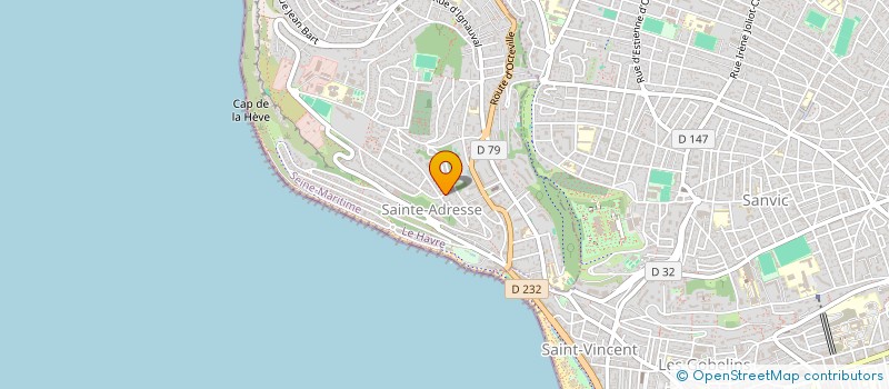 localisation de l'entreprise MADAME MURIEL CAMBRA LARKIN à SAINTE-ADRESSE