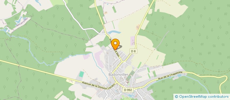 localisation de l'entreprise MADAME MURIEL CAQUELIN-MARTEAU  BADONVILLER