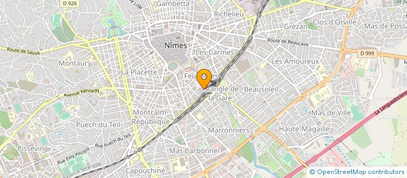 localisation de l'entreprise MADAME MURIEL CARBONEIL  NIMES