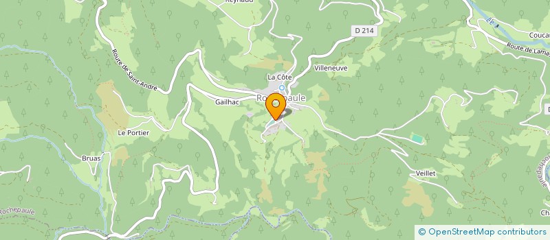 localisation de l'entreprise MADAME MURIEL CARRUPT  ROCHEPAULE