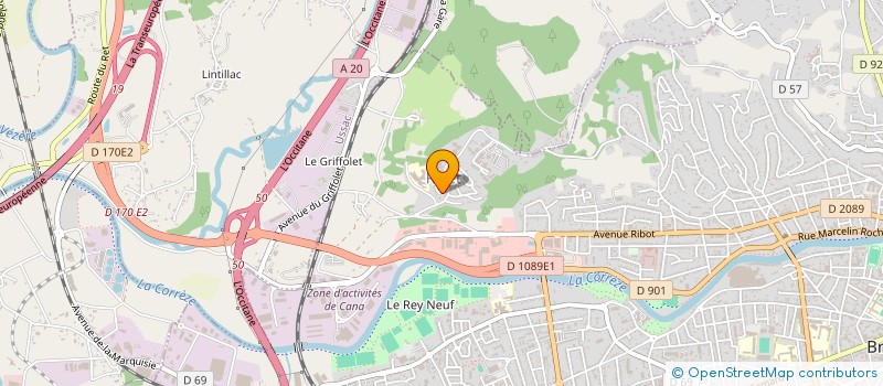 localisation de l'entreprise MADAME MURIEL CAYROL à BRIVE-LA-GAILLARDE