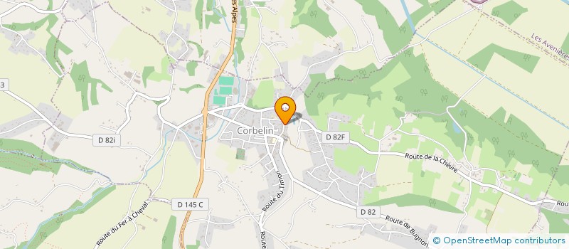 localisation de l'entreprise MADAME MURIEL CAZAUX  CORBELIN