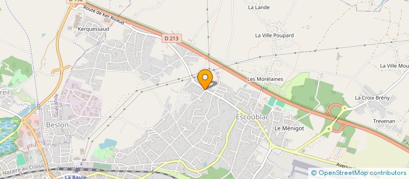 localisation de l'entreprise MADAME MURIEL CAZEL à LA BAULE-ESCOUBLAC